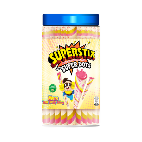 Superstix Wafer Tutti Fruity 330g